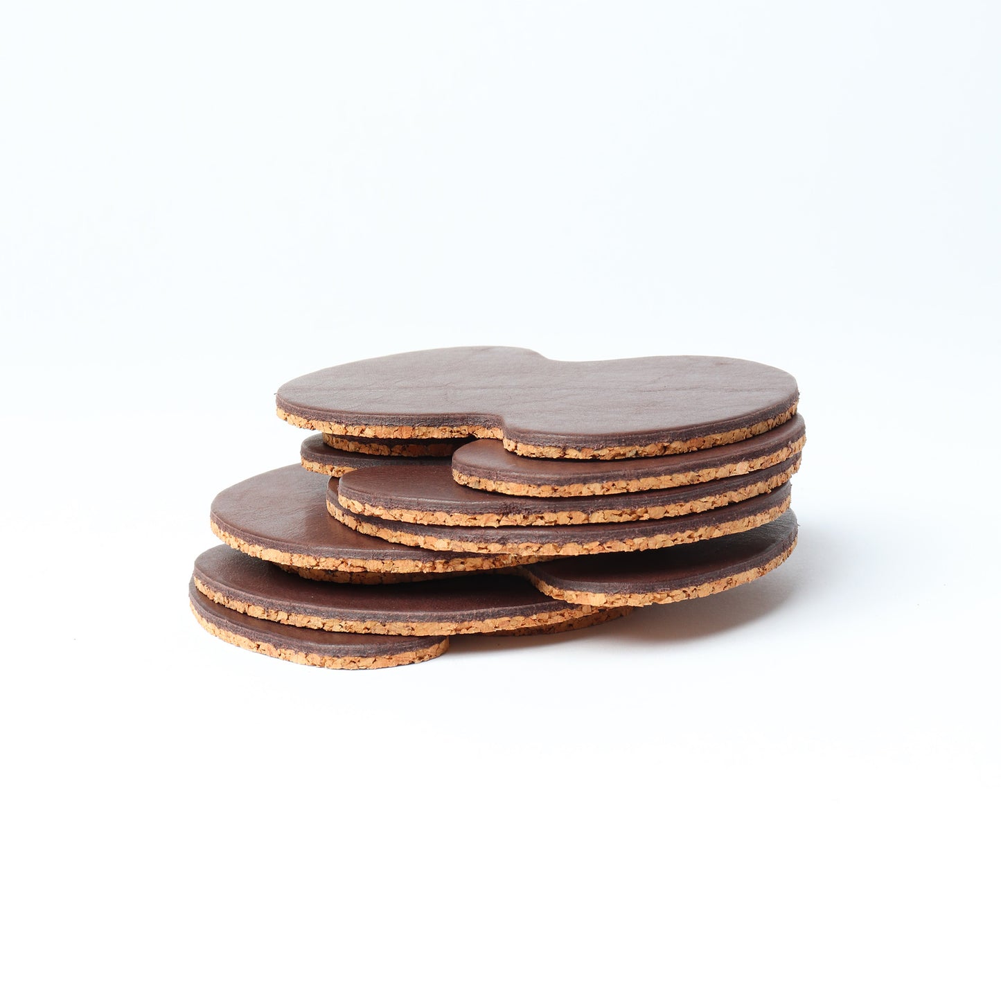 Contour Coasters - Monochrome Chocolate