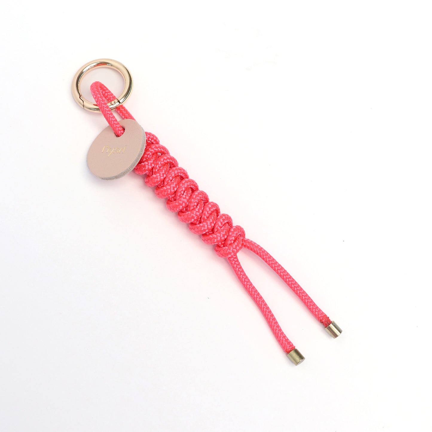 Snake Knot Charm - Acid Pink