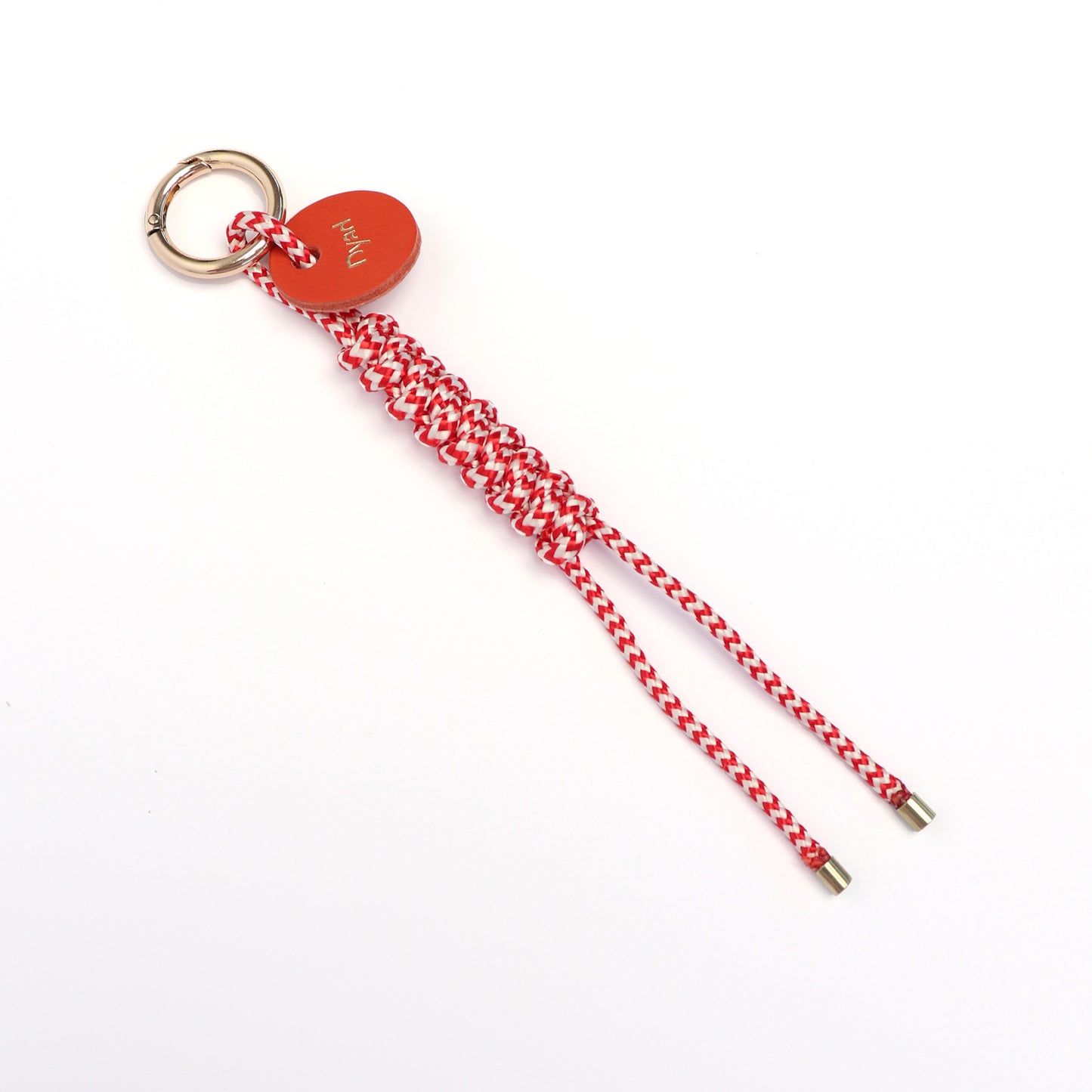 Snake Knot Charm - Lobster Red