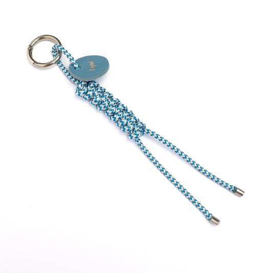 Snake Knot Charm - Sky Blue