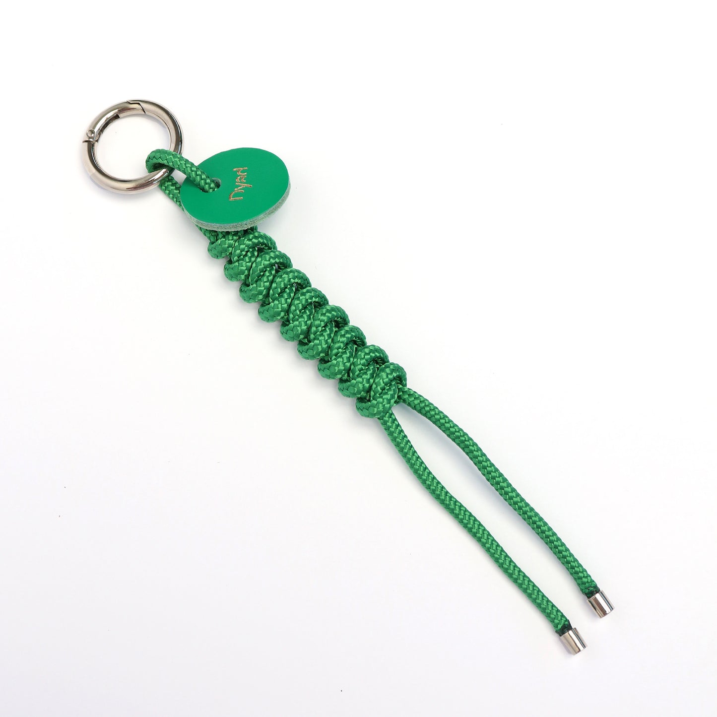 Snake Knot Charm - Lawn Green